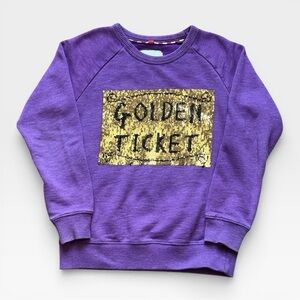 Mini Boden Roald Dahl Golden Ticket Special Edition Sweatshirt, Size 7-8 Years